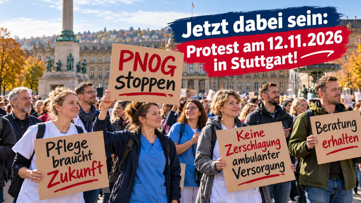 Jetzt dabei sein: Protest am 12.11.2026 in Stuttgart